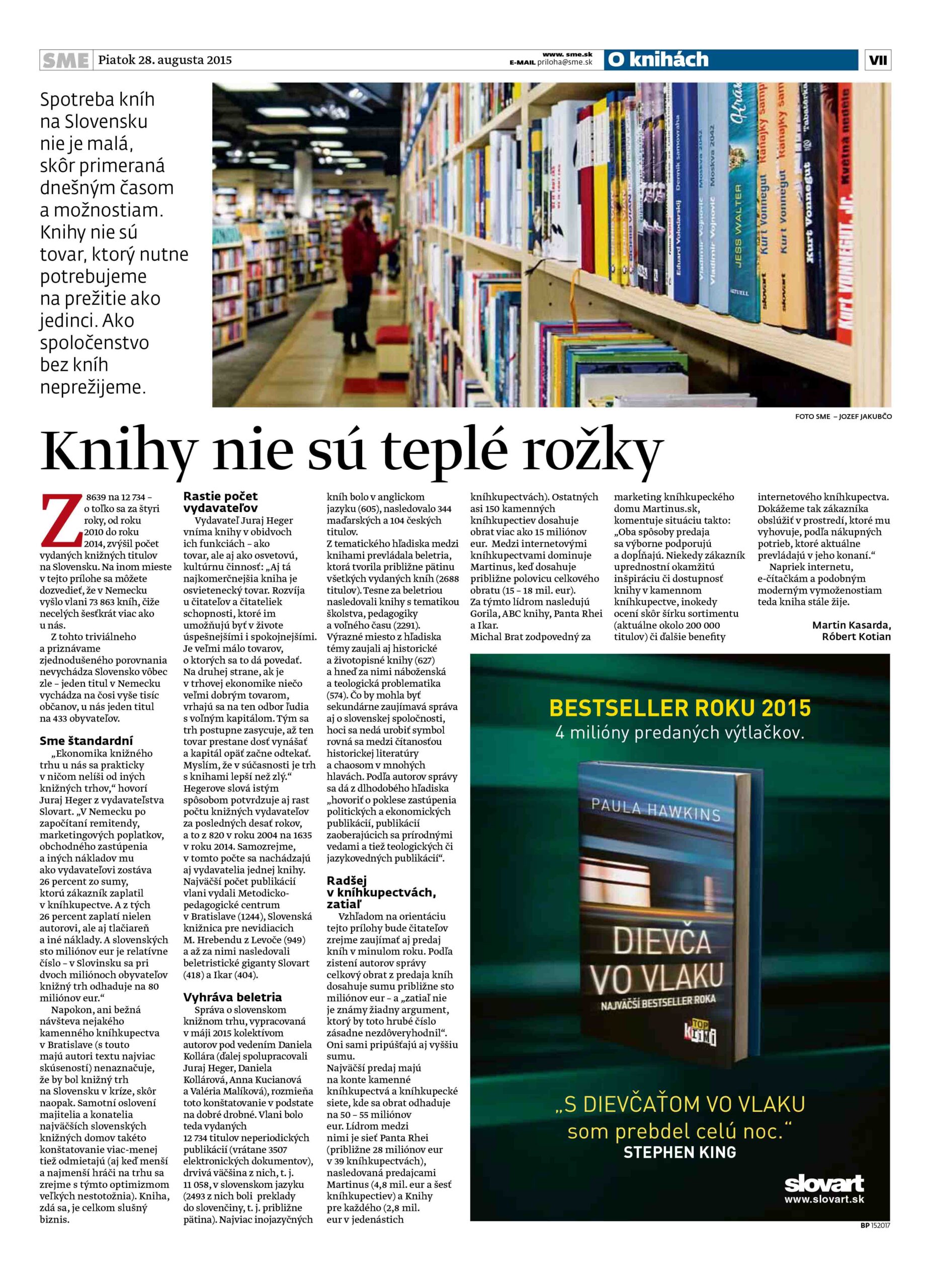 Prvý Magazín o knihách